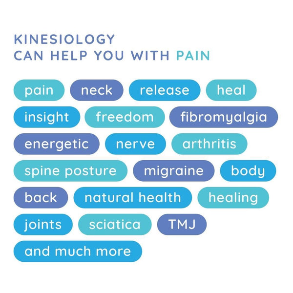 Kinesiology can help you with Pain. Try it for yourself!