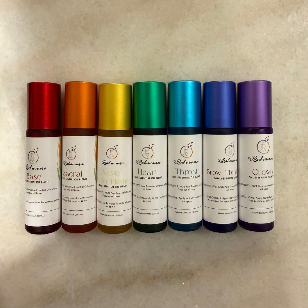 Chakra Essential Oil Collection | Energetic Alignment & Emotional Clarity